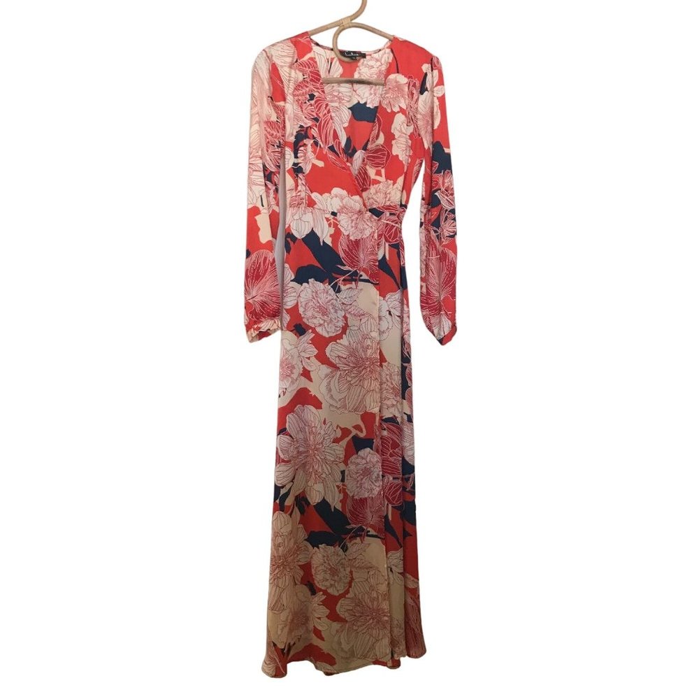 Lulus Maxi Wrap Dress Size 6